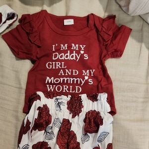 Baby Outfit with Floral Pants